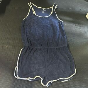 AE XS Dark Blue Romper